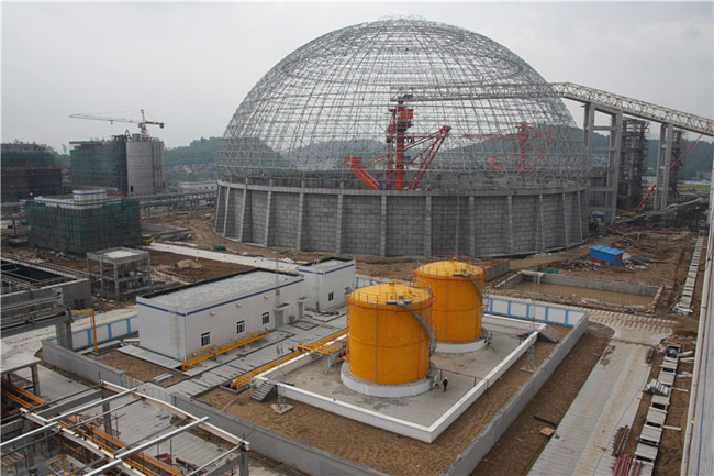 牡丹江发电厂网架结构
